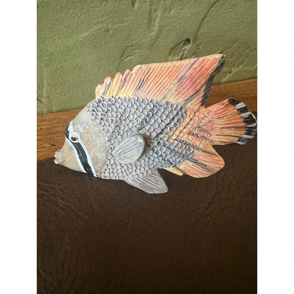 Tropical Fish Napkin Rings Set of 4 Coastal Beach House Nautical Table Decor